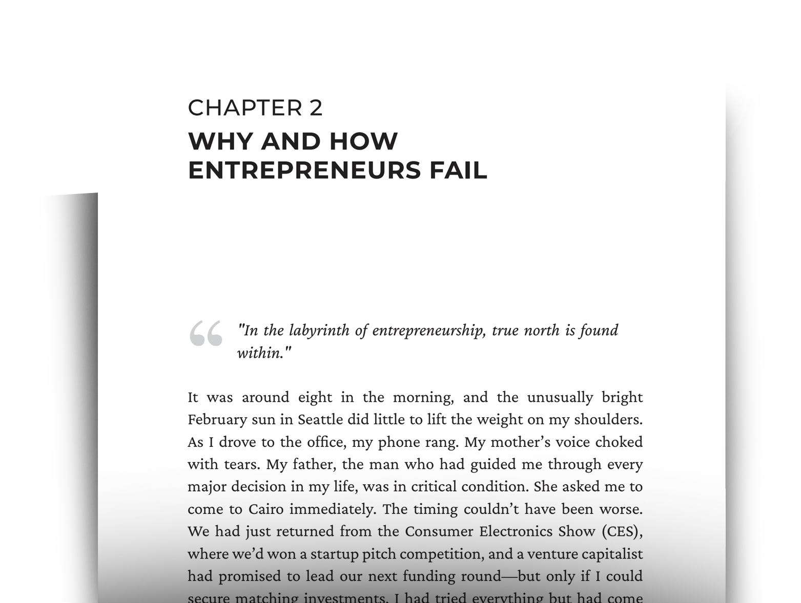 Why I Had to Write This Chapter