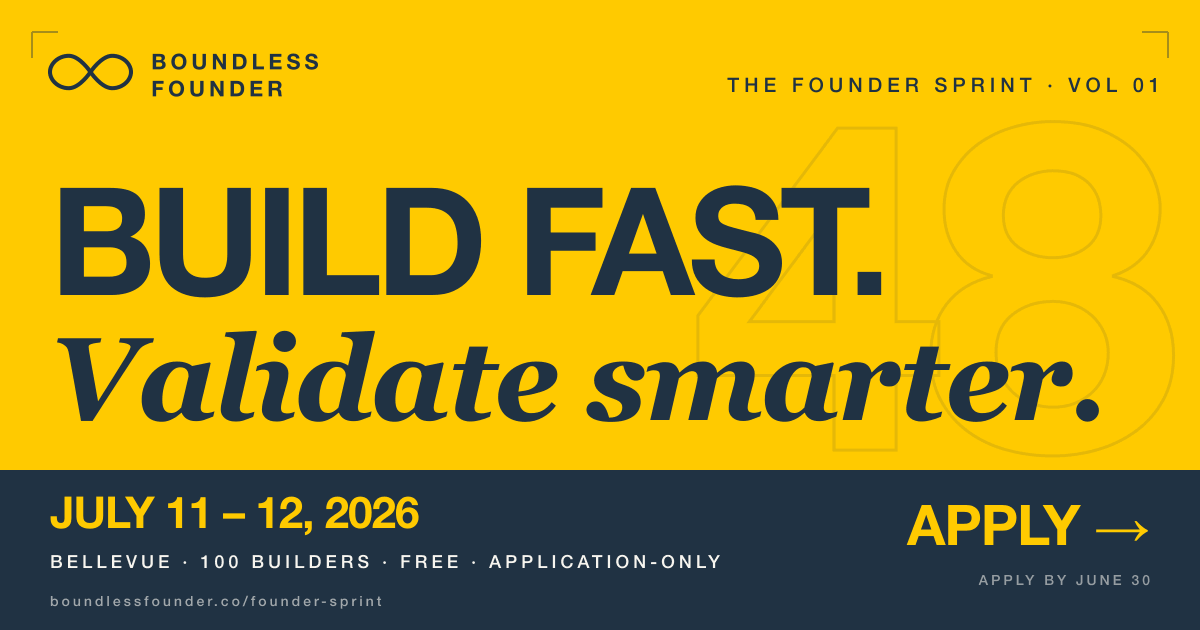 The Founder Sprint — October 2026