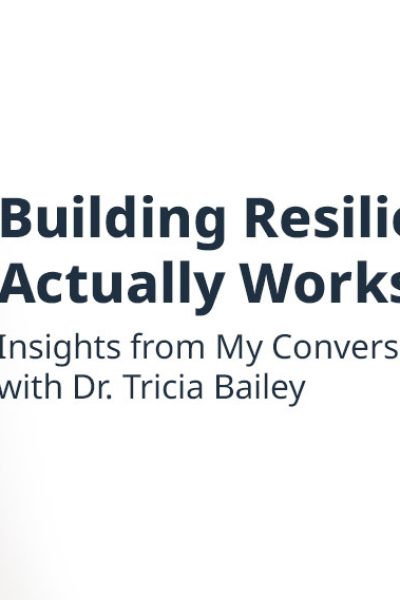 Building Resilience